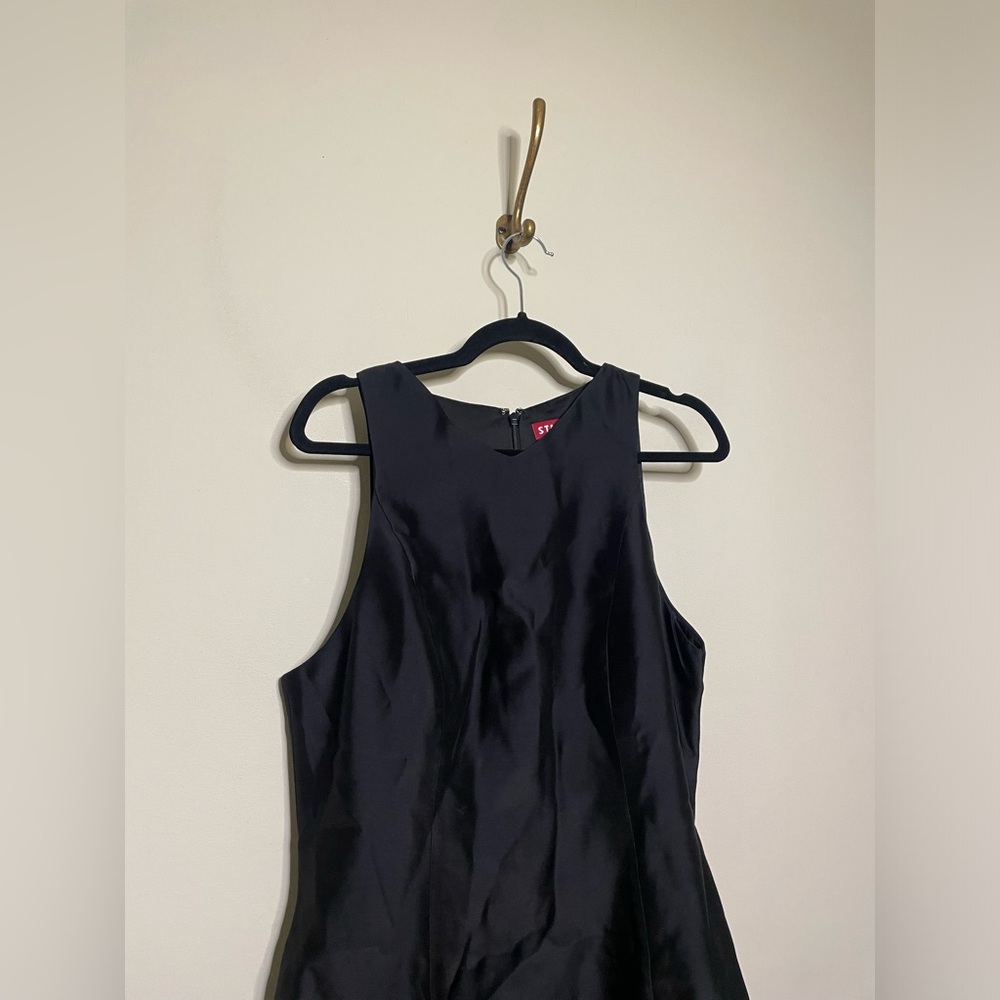 STAUD Mini Heike Dress in Black - Picture 5 of 7
